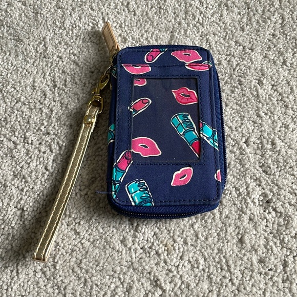Lilly pulitzer phone/ID wallet wristlet - Picture 3 of 6